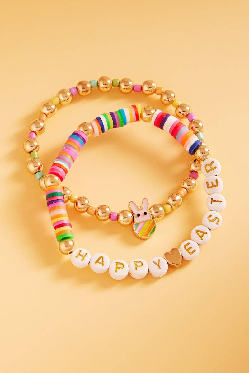 Easter Bunny Stretch Bracelet