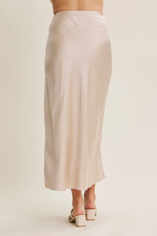 Silky Satin Maxi Skirt