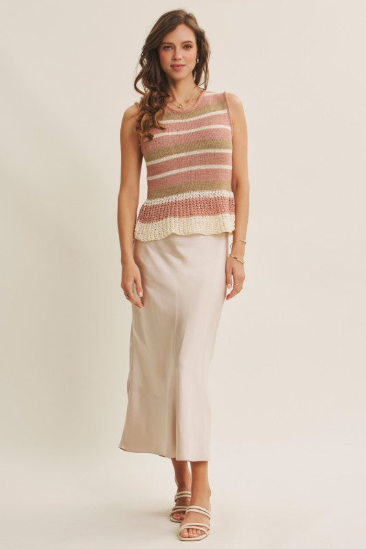 Silky Satin Maxi Skirt