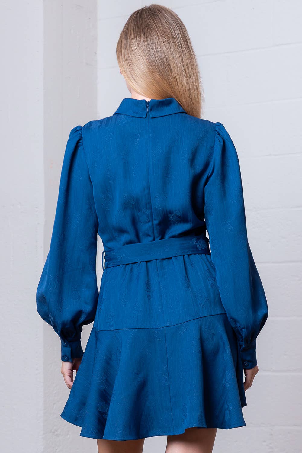 Button Up Fit and Flare Mini Dress