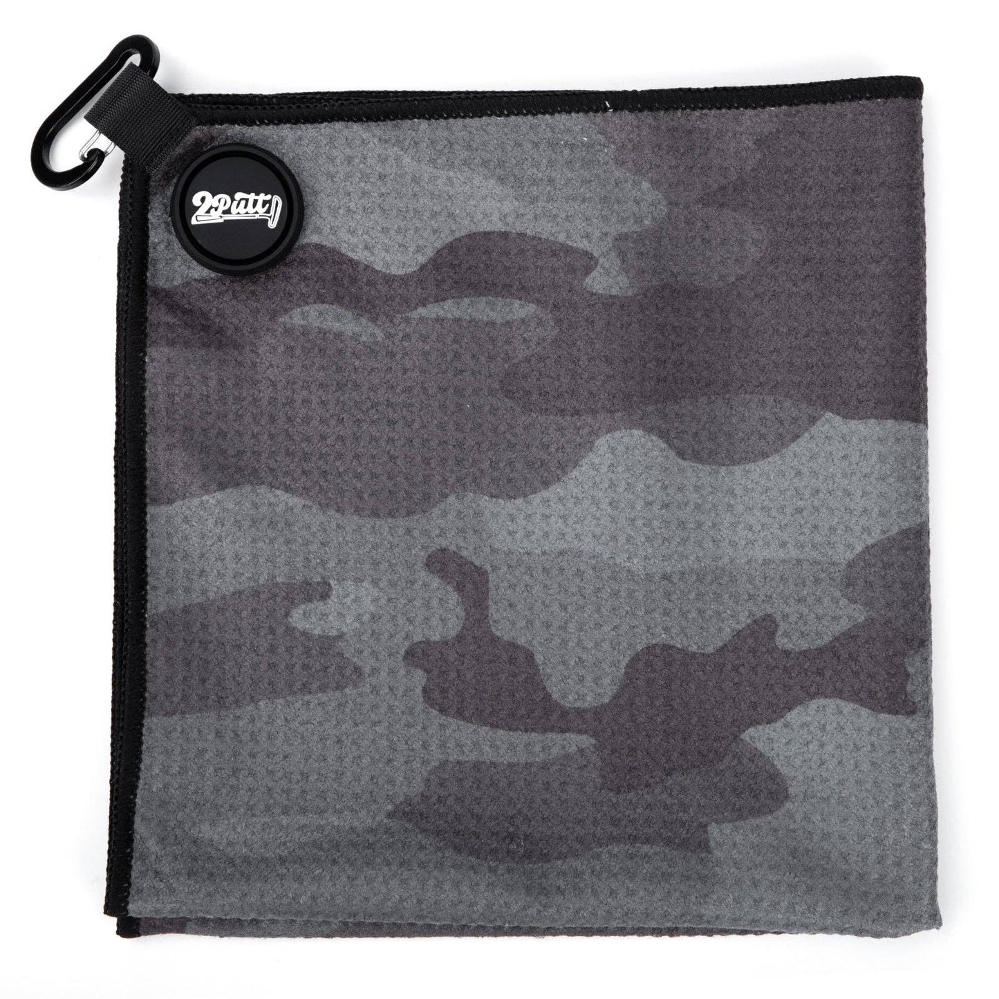 Black Camo Magnetic Golf Towel- OS