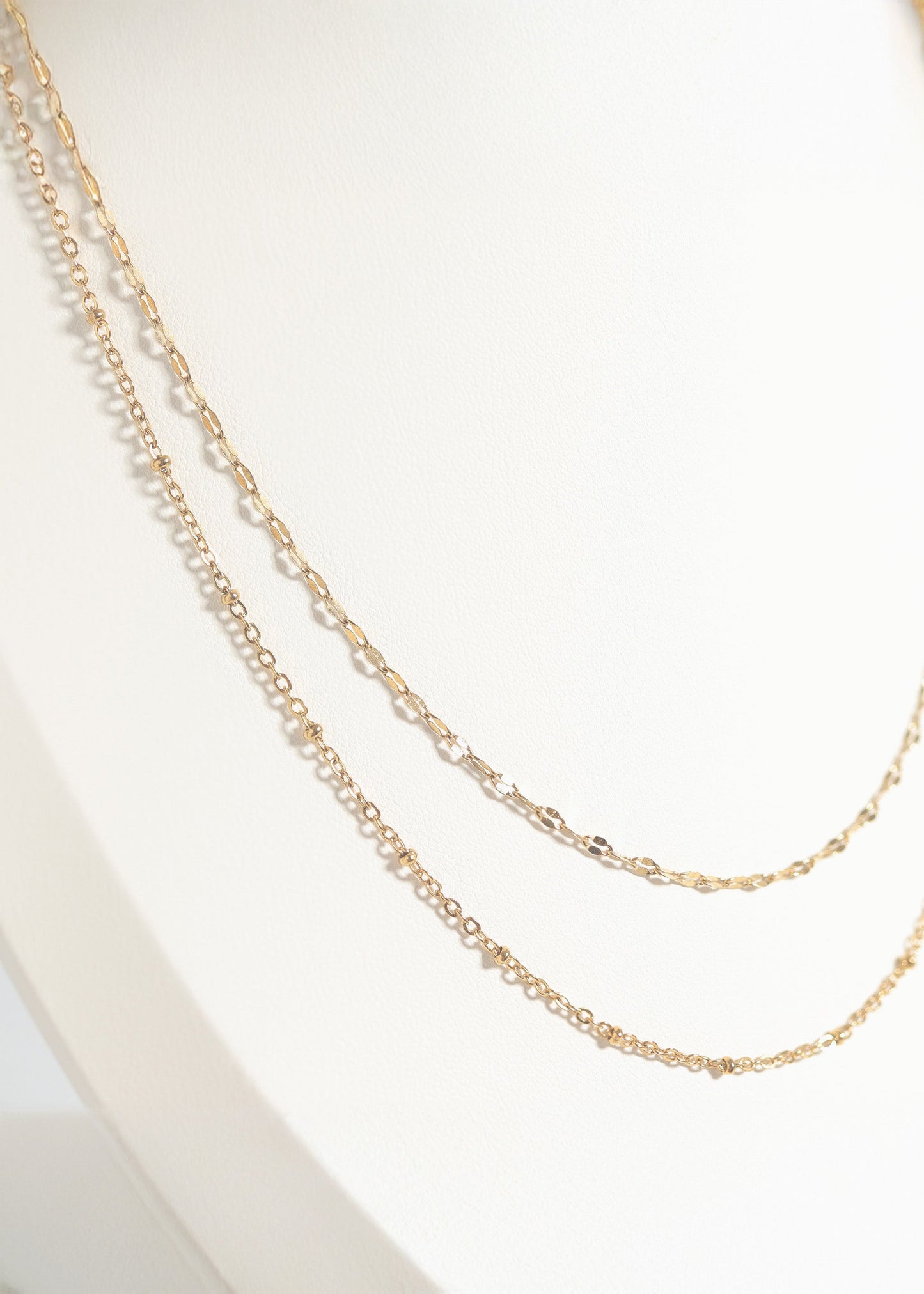 18K Gold Plated Singapore Chain Necklace