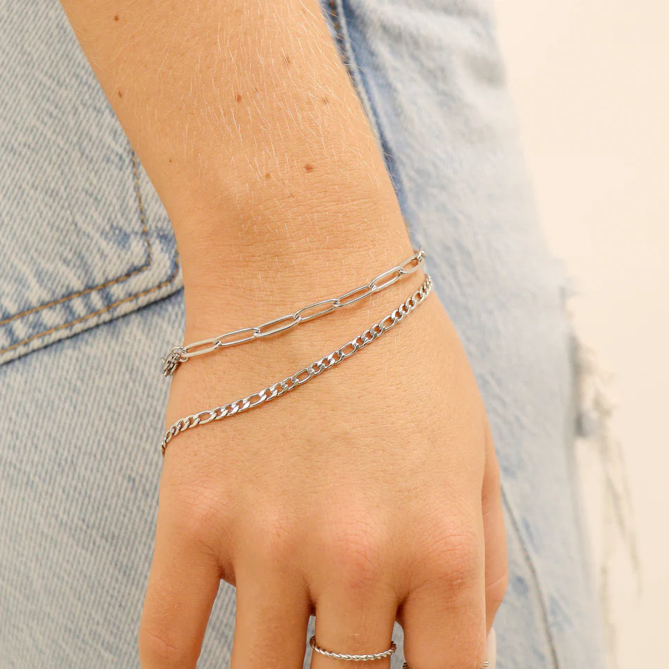 Paperclip Chain Bracelet -OS