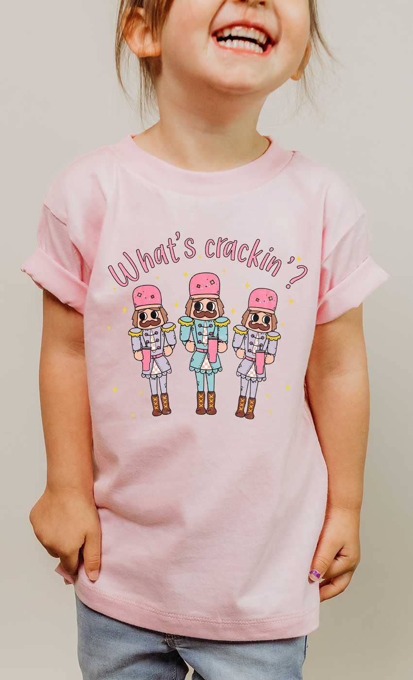 What's Crackin' Nut Cracker Kids Graphic Tee- OS