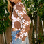 Crochet Flower Pattern Pullover