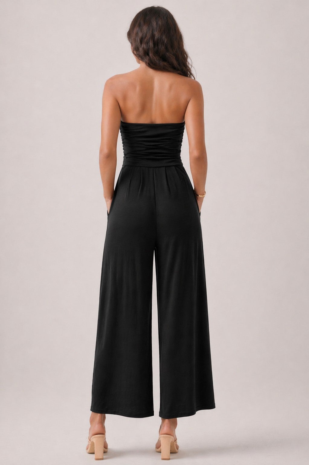 Tube Top Palazzo Romper