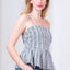 Plaid Ruffle Top