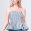 Plaid Ruffle Top