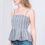 Plaid Ruffle Top