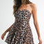 Leopard Sweetheart Mini Dress