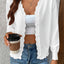 White Scalloped Edge Cardigan