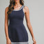 Scuba Contrast Trim Dress With Shorts