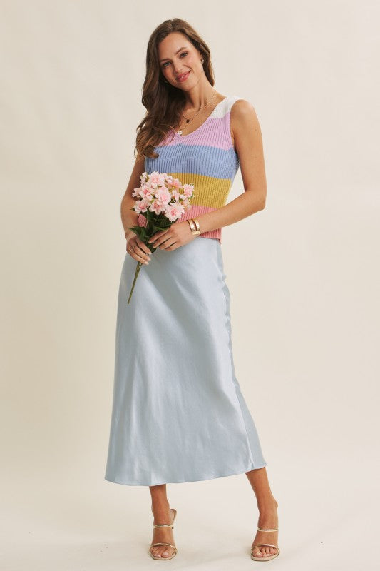 Silky Satin Maxi Skirt