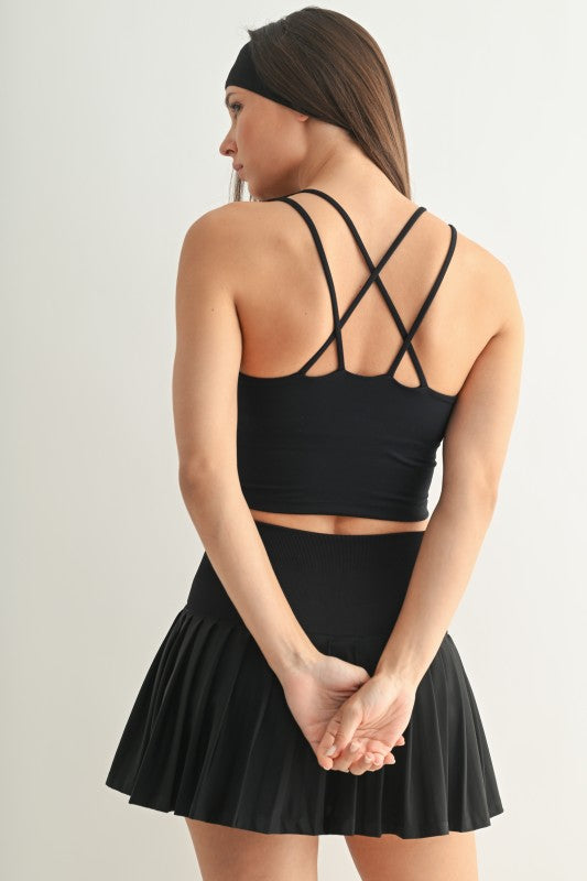Venice Cloud Light Criss-cross Sports Bra