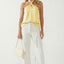 Cord Keyhole Sleeveless Top