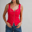 Sweetheart Lace Trim Top