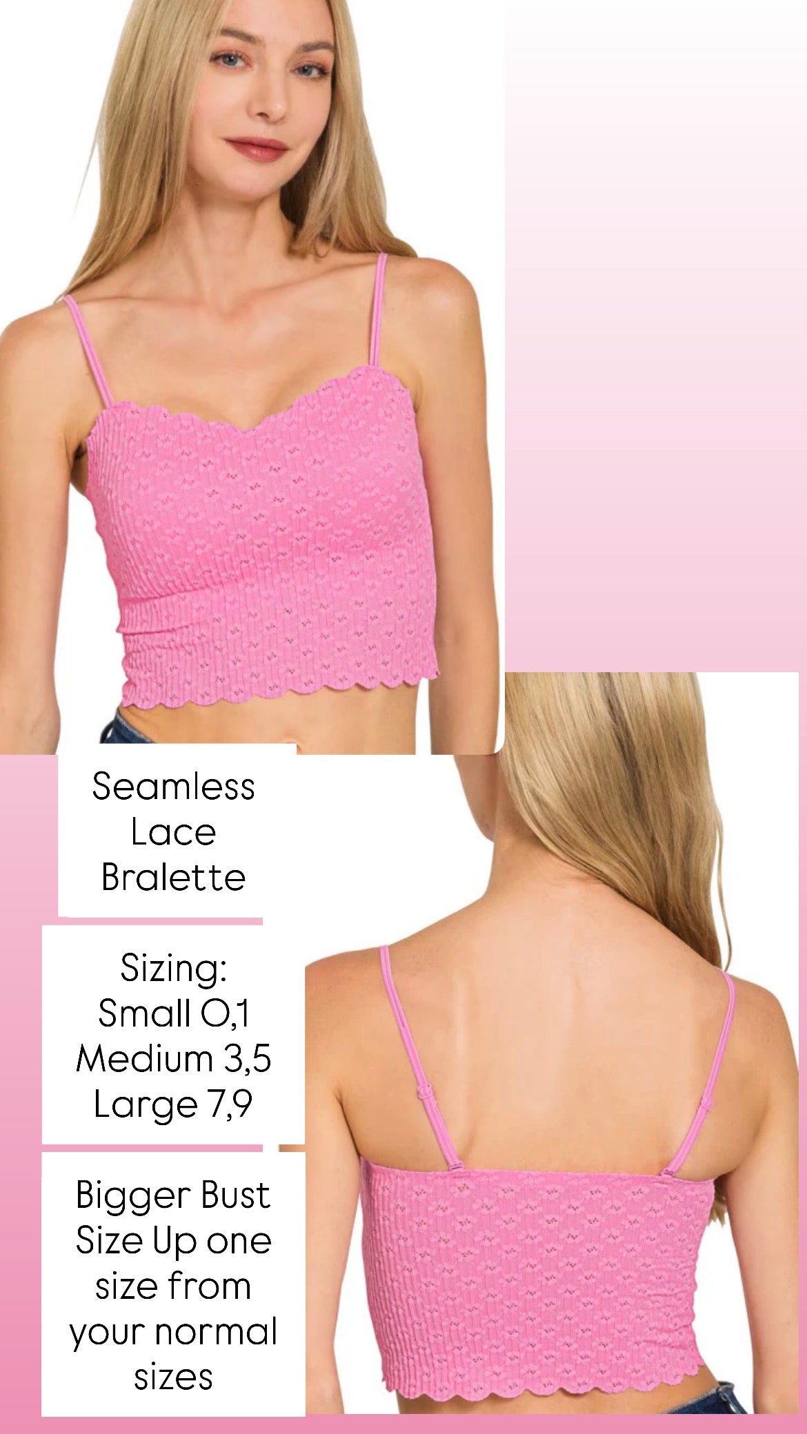 Seamless Lace Bralette