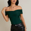 OFF SHOULDER WRAP BODYSUIT- OS