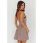 Halter Gingham Mini Dress