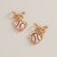 Baseball Softball with Glove Earrings OS