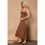 Wild Baby Cowl Neck Criss Cross Maxi Dress