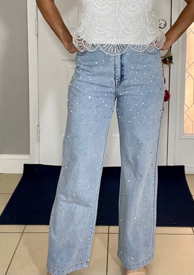 Diamonds and Pearls Jeans - OS