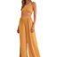 MABLE Smocked Bralette Crop Top and Wide Leg Pants Set