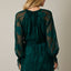Emerald Long Sleeve Mini Dress