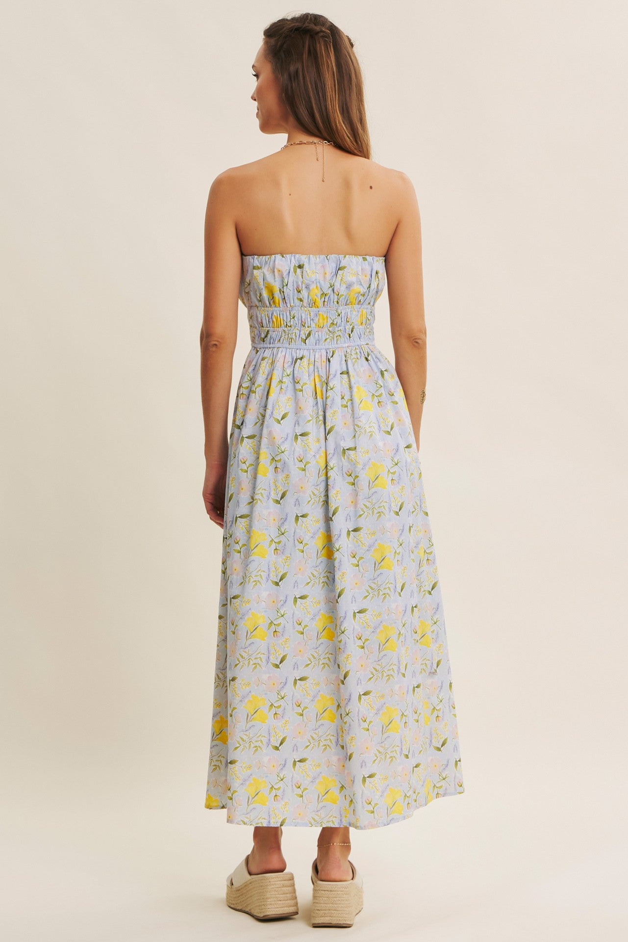 Lemon Blossom Tube Dress