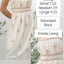 Natural Embroidery Maxi Dress