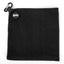 Black Magnetic Golf Towel