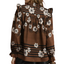 Umgee Mix Floral Smocked Ruffle Blouse