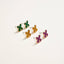 Glittered Fleur De Lis 3PC Set Earrings OS