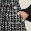 Black Tweed Skort  - OS
