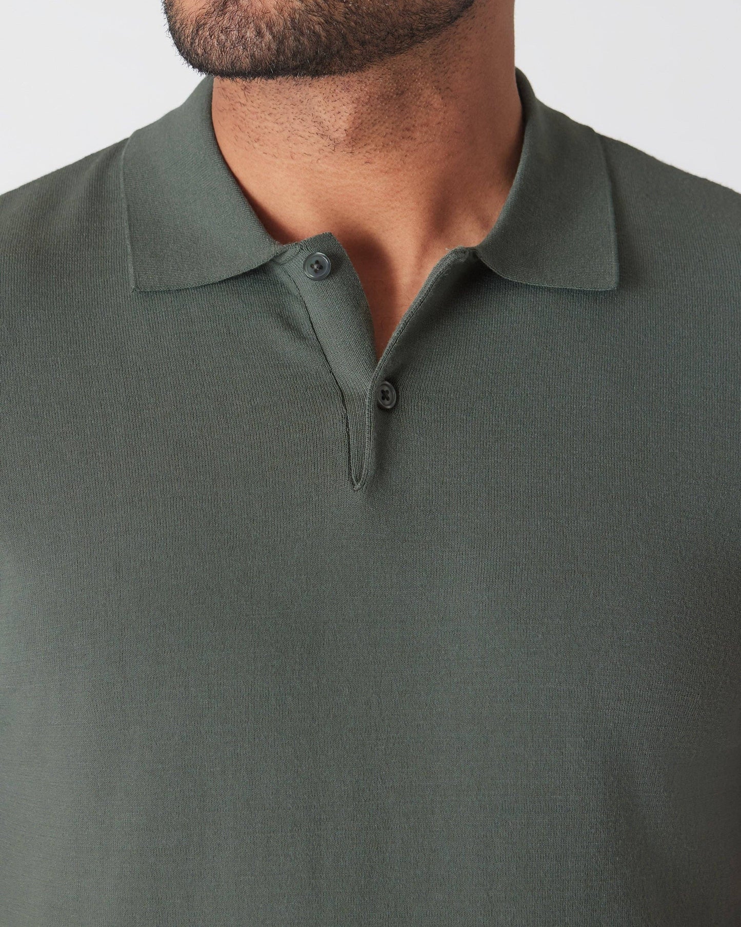 Moss Short Sleeve Sweater Polo - OS