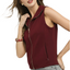 Umgee Zip-Front Fitted Vest with Pockets