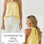 Cord Keyhole Sleeveless Top