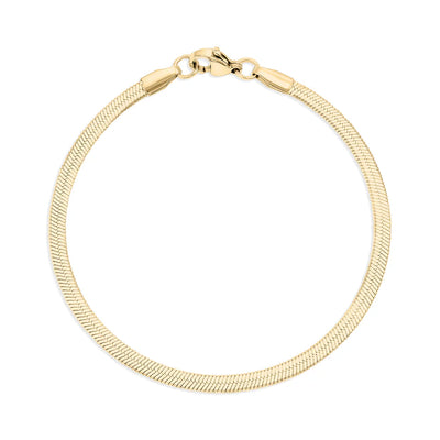 Herringbone Chain Bracelet-OS