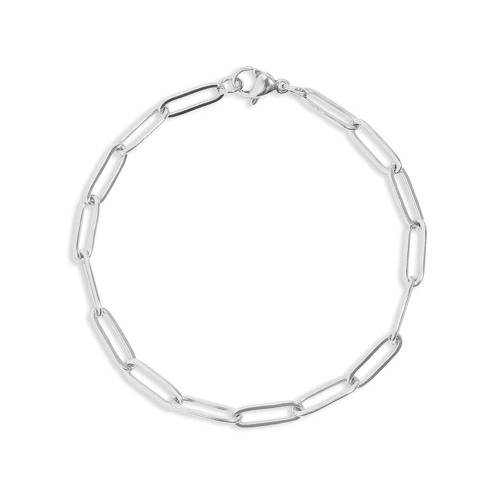 Paperclip Chain Bracelet -OS