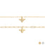 18K Gold Plated Mommy & Me Bee Charm Necklace Set