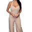 Sleeveless Halter Neck Jumpsuit - OS