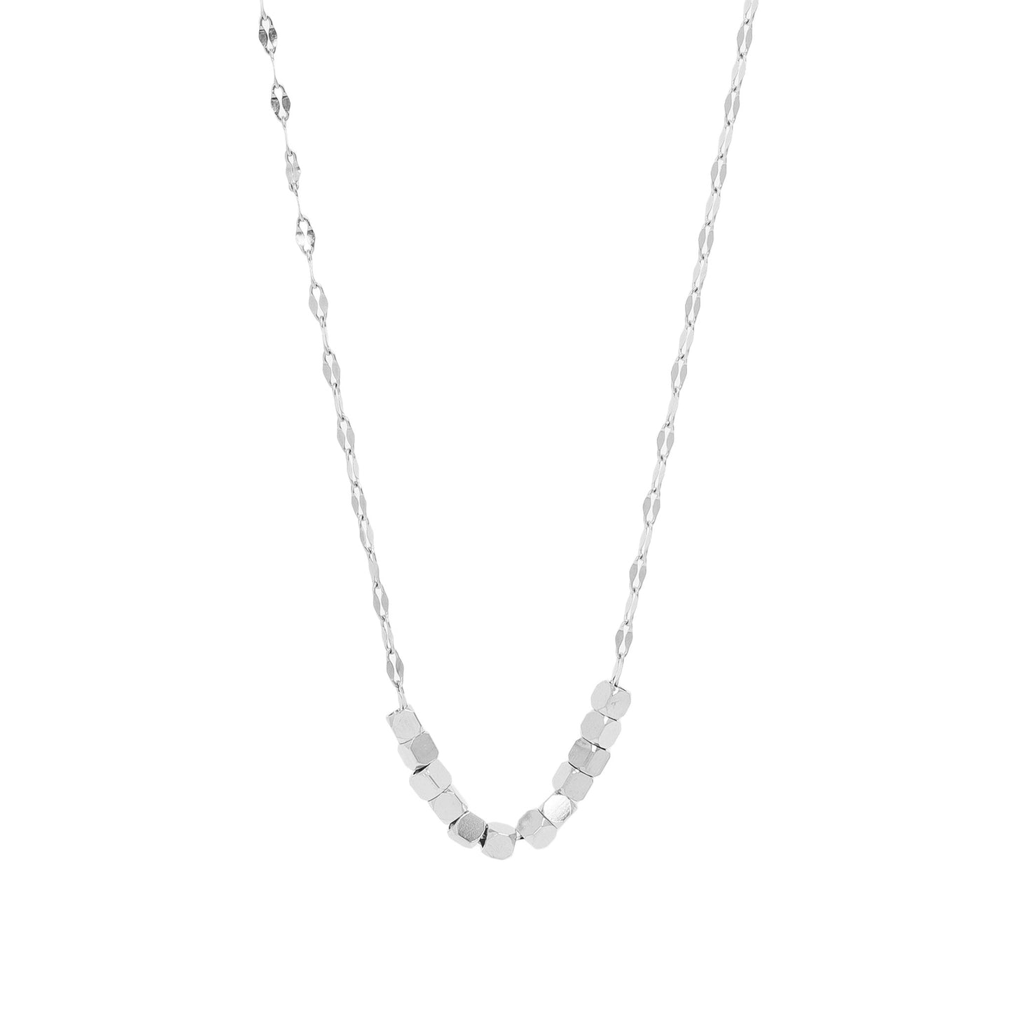 Lip Chain Charm Necklace - OS
