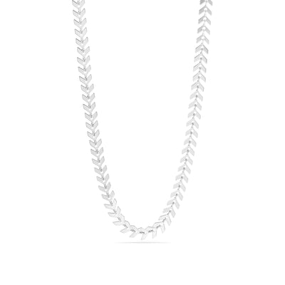 Chevron Chain Necklace-OS