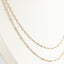 18K Gold Plated Singapore Chain Necklace