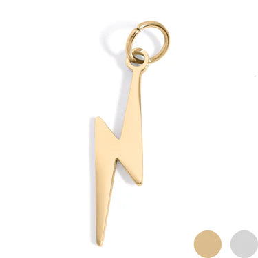 Lightning Bolt Charm and Necklace - OS