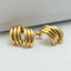 Abstract Stud Earring