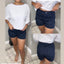 Navy Polka Dot Shorts