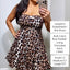 Leopard Sweetheart Mini Dress