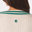 Hanalei Cable Knit Sweater: Oatmilk/Emerald