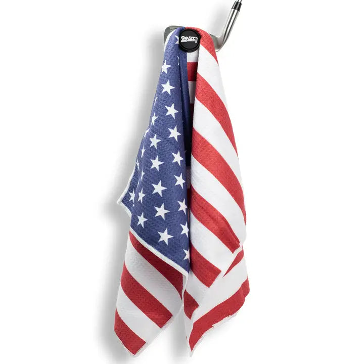 American Flag Magnet Golf Towel